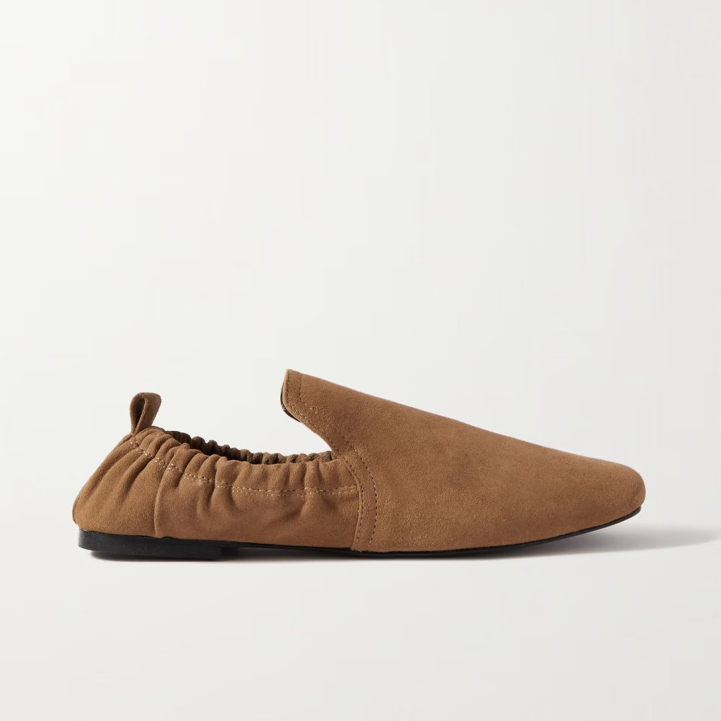 AEmery Delphine Suede Loafers Tan 35 Brand New